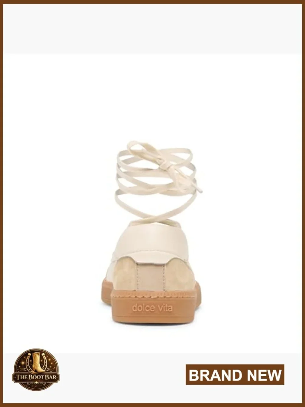 Ballet Flat with Leather Upper and Rubber Sole